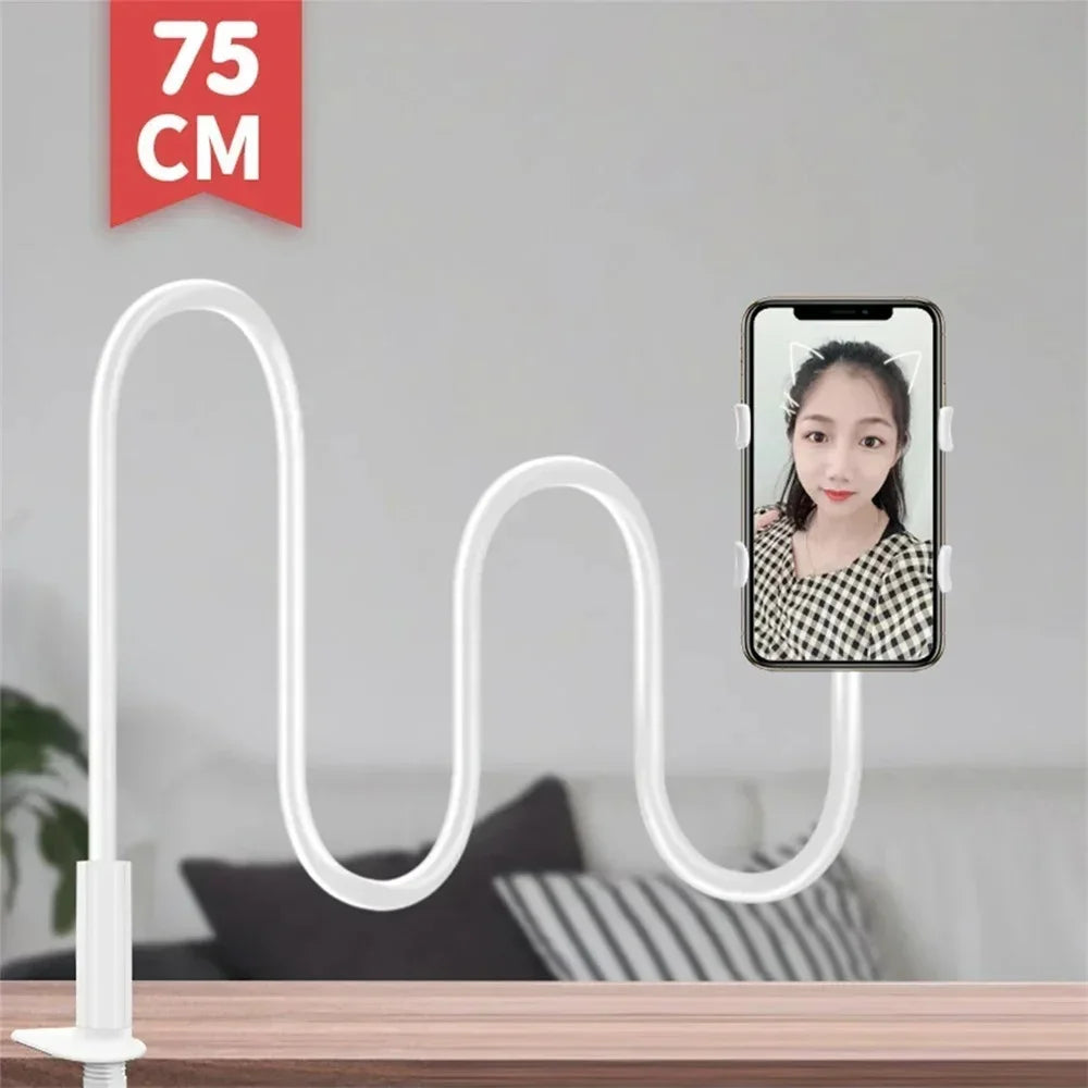 Universal 360° Adjustable Mobile Phone Holder Flexible Clip Stand Smartphone Holder Lazy Holder Bed Desktop Bracket Mount Stand