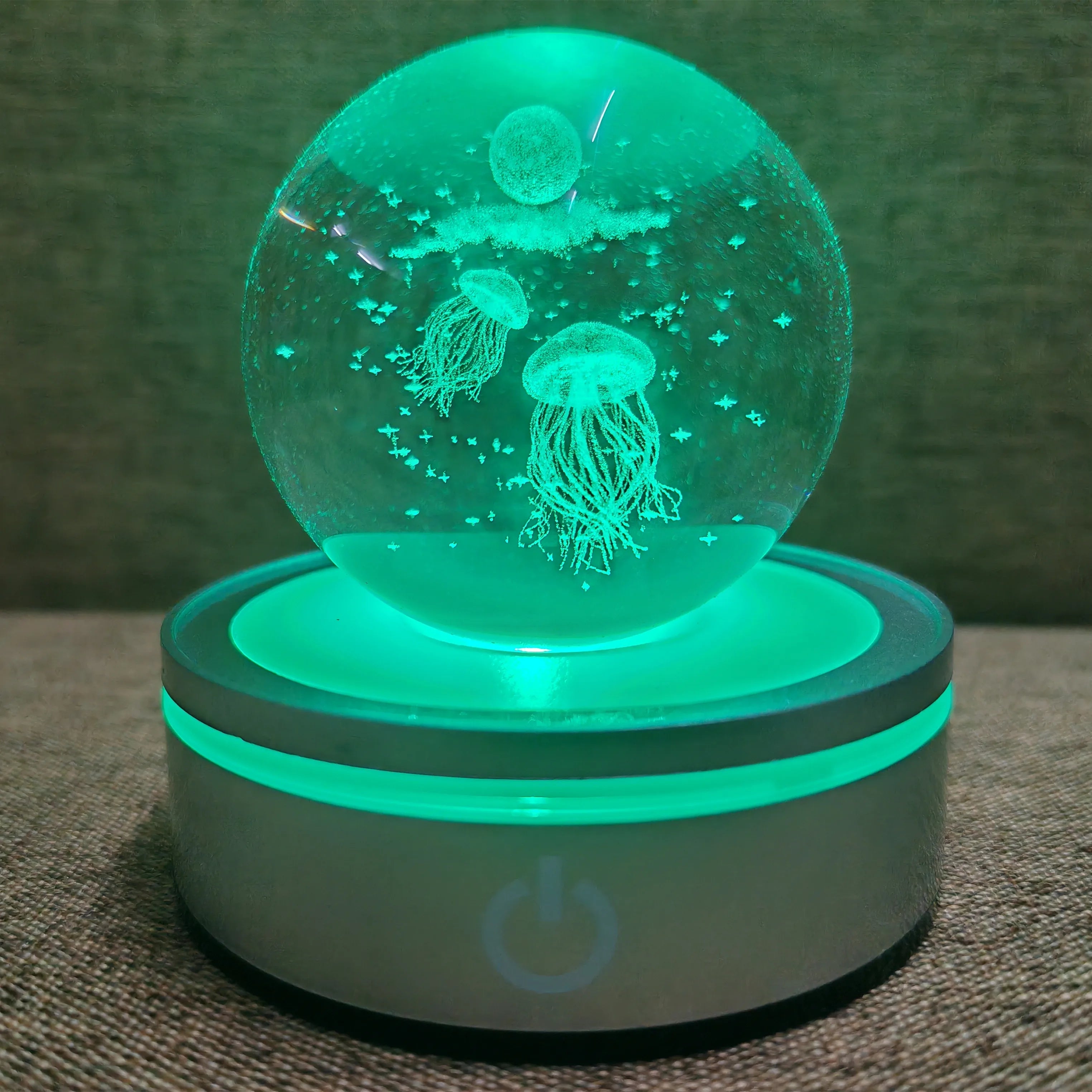 3D Crystal Ball Laser Engraved Planet Crystal Ball Solar System Globe Astronomy Gift  Birthday Gift Glass Sphere Home Decoration